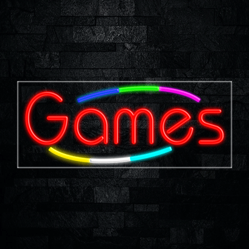 Games LED Flex Sign 32″ x 13″