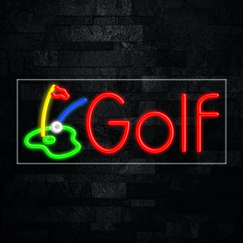 Golf LED Flex Sign 32″ x 13″