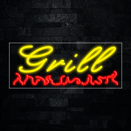 Grill  LED Flex Sign 32″ x 13″