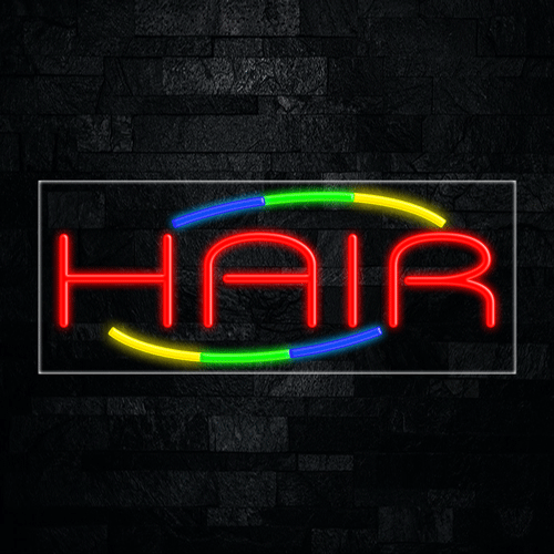 Hair LED Flex Sign 32″ x 13″