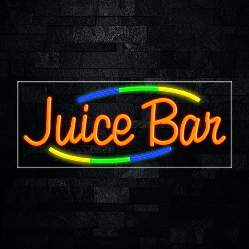 Juice Bar LED Flex Sign 32″ x 13″