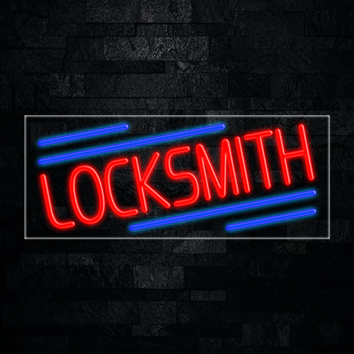 Locksmith LED Flex Sign 32″ x 13″