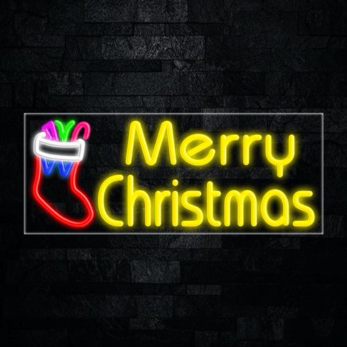 Merry Christmas LED Flex Sign 32″ x 13″