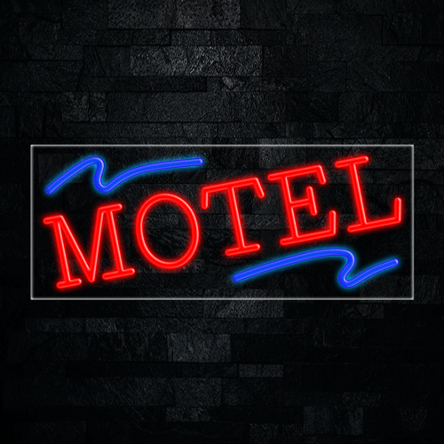 Motel  LED Flex Sign 32″ x 13″