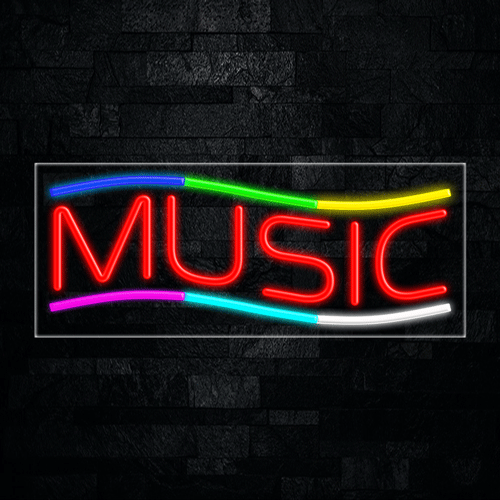 Music LED Flex Sign 32″ x 13″