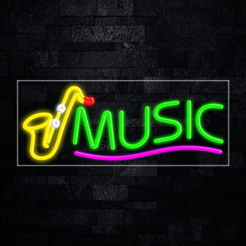 Music LED Flex Sign 32″ x 13″