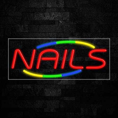 Nails LED Flex Sign 32″ x 13″