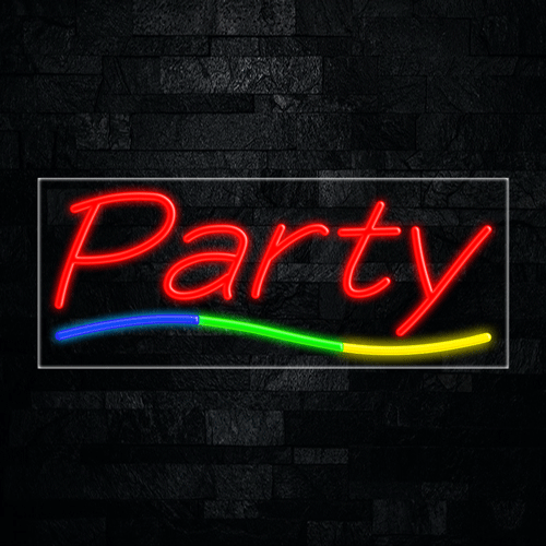 Party LED Flex Sign 32″ x 13″