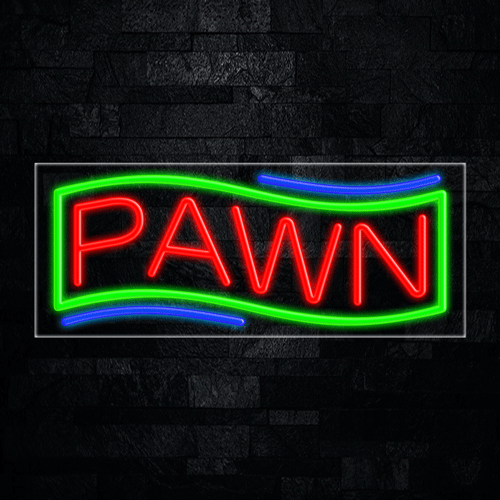 Pawn LED Flex Sign 32″ x 13″