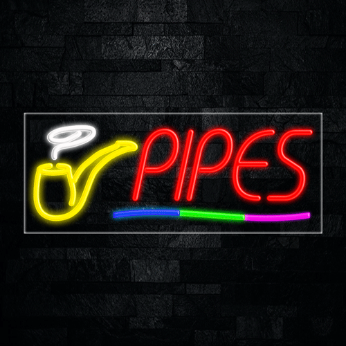 Pipes LED Flex Sign 32″ x 13″