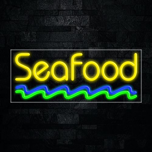 Seafood LED Flex Sign 32″ x 13″