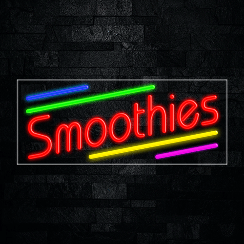 Smoothies LED Flex Sign 32″ x 13″