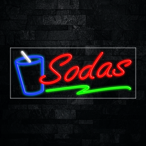 Sodas LED Flex Sign 32″ x 13″