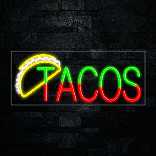 Tacos LED Flex Sign 32″ x 13″