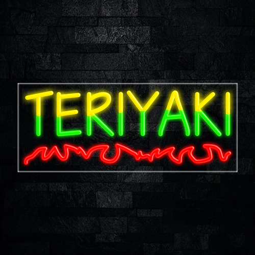 Teriyaki LED Flex Sign 32″ x 13″