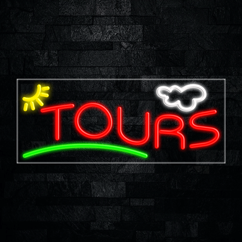 Tours LED Flex Sign 32″ x 13″