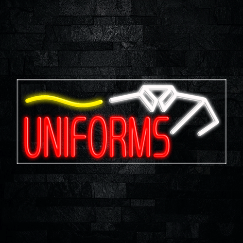 Uniforms LED Flex Sign 32″ x 13″