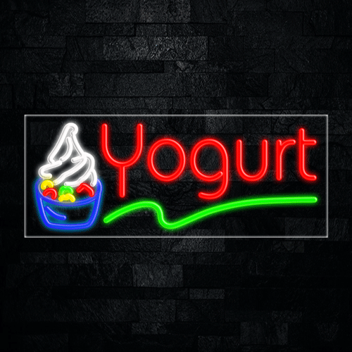 Yogurt LED Flex Sign 32″ x 13″