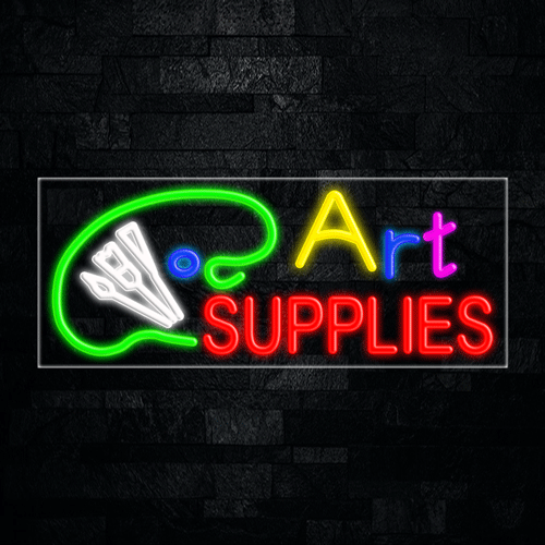 Art Supplies LED Flex Sign 32″ x 13″