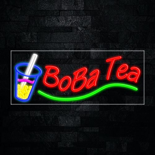 Boba Tea LED Flex Sign 32″ x 13″