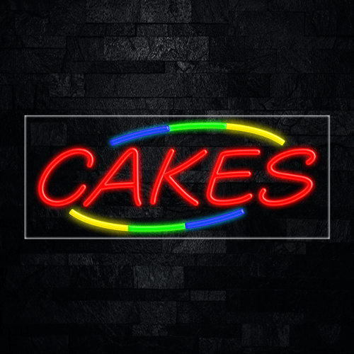 Cakes LED Flex Sign 32″ x 13″