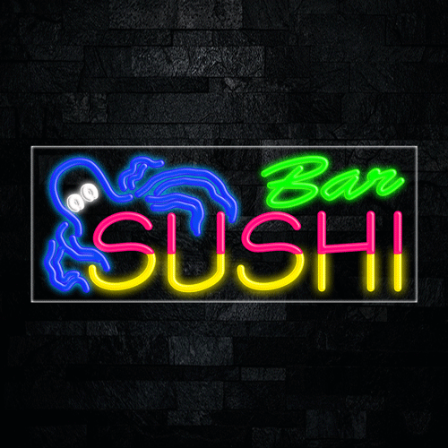 Sushi Bar LED Flex Sign 32″ x 13″