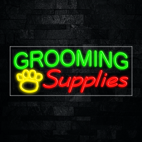 Grooming Supplies LED Flex Sign 32″ x 13″