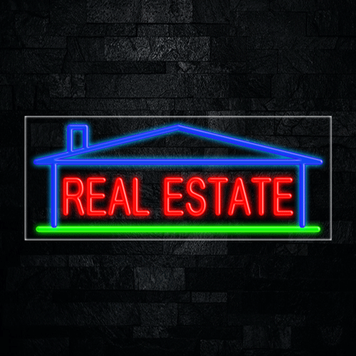 Real Estate LED Flex Sign 32″ x 13″