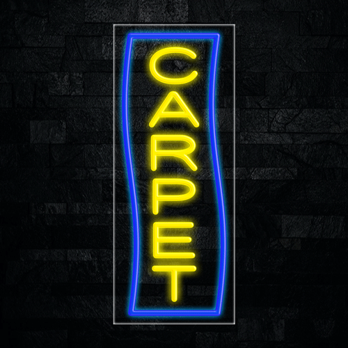 Carpet LED Flex Sign 32″ x 13″