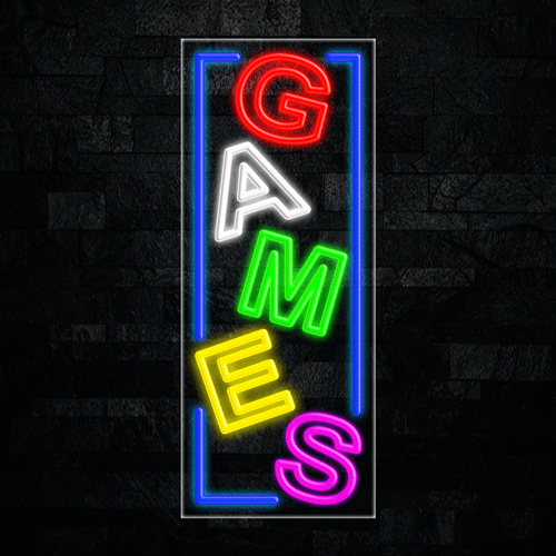 Games LED Flex Sign 32″ x 13″