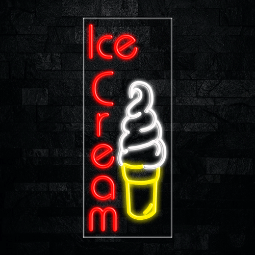 Ice Cream LED Flex Sign 32″ x 13″