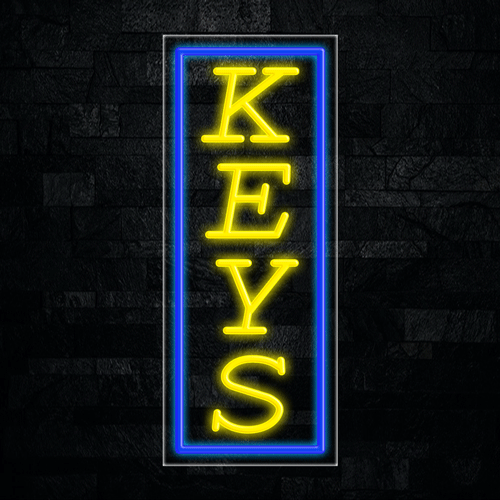 Keys LED Flex Sign 32″ x 13″