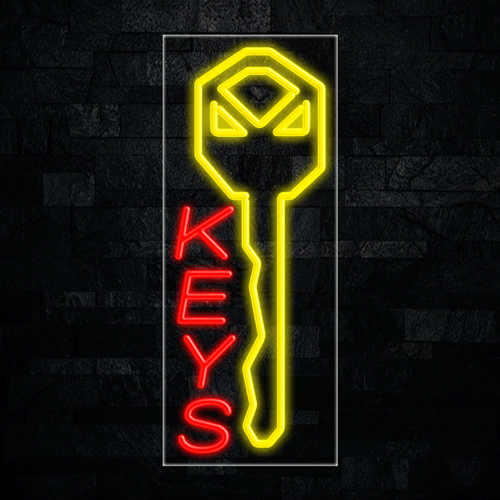 Keys LED Flex Sign 32″ x 13″