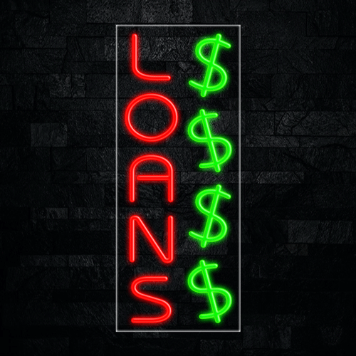 Loans LED Flex Sign 32″ x 13″