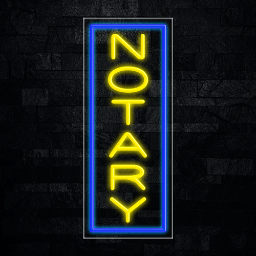 Notary LED Flex Sign 32″ x 13″