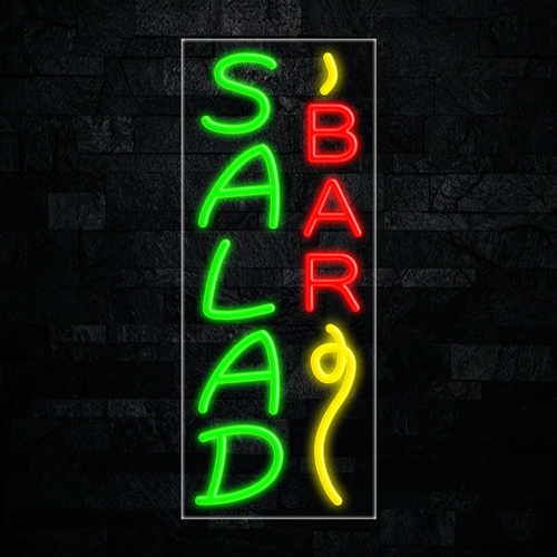 Salad Bar LED Flex Sign 32″ x 13″