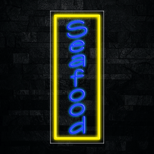 Seafood LED Flex Sign 32″ x 13″