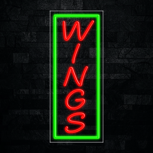 Wings LED Flex Sign 32″ x 13″