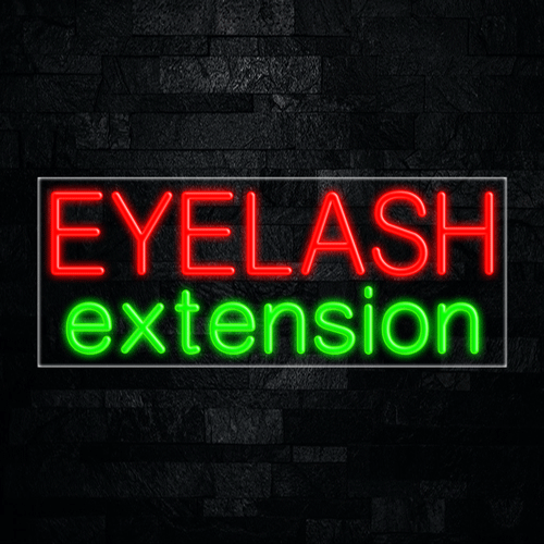 Eyelash Extension LED Flex Sign 32″ x 13″