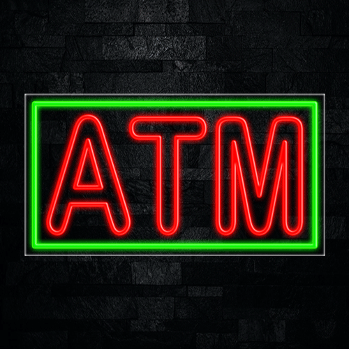 ATM LED Flex Sign 37″ x 20″