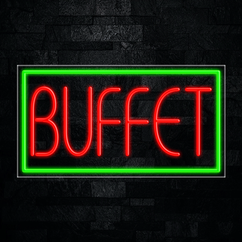 Buffet LED Flex Sign 37″ x 20″