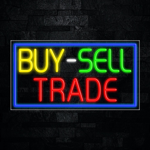 Buy Sell Trade LED Flex Sign 37″ x 20″