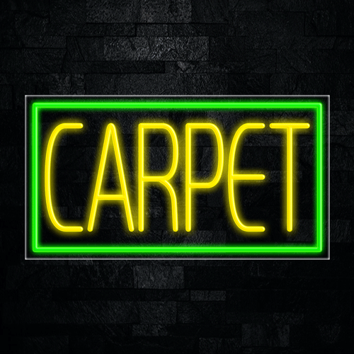 Carpet LED Flex Sign 37″ x 20″