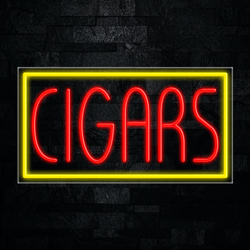 Cigars LED Flex Sign 37″ x 20″