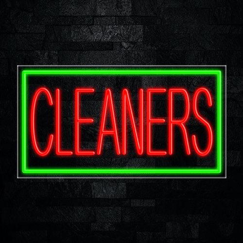 Cleaners LED Flex Sign 37″ x 20″