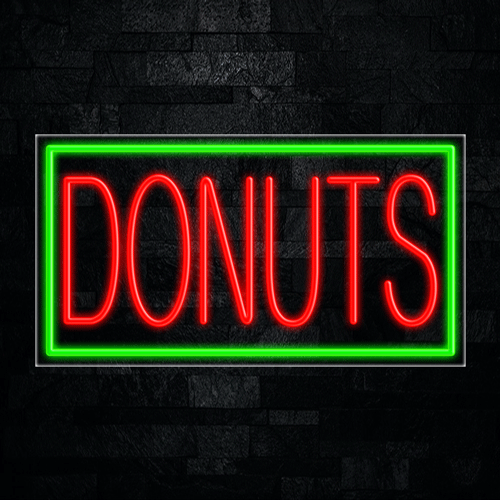 Donuts LED Flex Sign 37″ x 20″