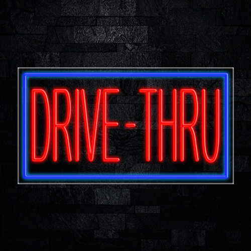 Drive Thru LED Flex Sign 37″ x 20″