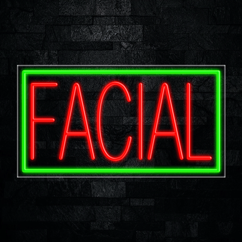 Facial LED Flex Sign 37″ x 20″