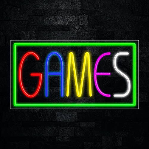 Games LED Flex Sign 37″ x 20″