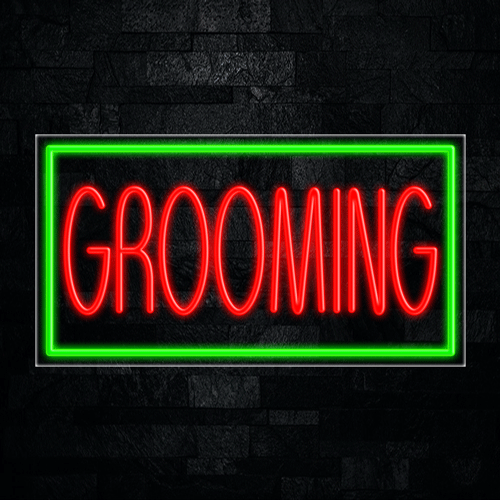 Grooming LED Flex Sign 37″ x 20″